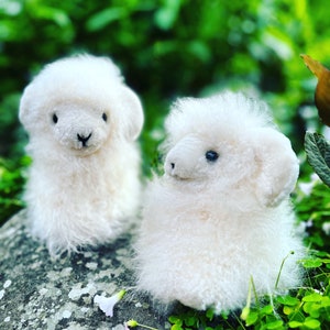 Pashmina goat fur key charm/sheep key charm/sheep toys/sheep
