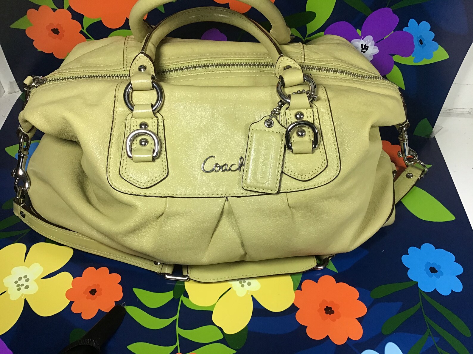 Yellow vintage Nk1073f15447 coach bag Etsy
