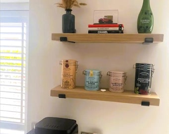 Mensole Galleggianti Per Cucina, Mensole In Legno Rustico, 4 Set Di Mensole A Parete Per La Decorazione Del Bagno, Camera Da Letto, Soggiorno E Piante | SHEIN ALIA