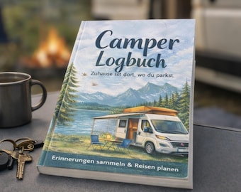 Camper Logbook: Home is where you park – Vanlife, planning trips, capturing memories, your companion for every camper journey