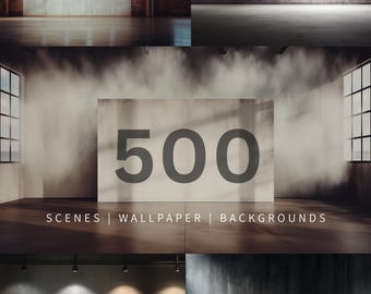 500 commercially usable backgrounds, wallpapers, studio scenes, photo design backgrounds, industrial backgrounds, decorative photo wallpapers