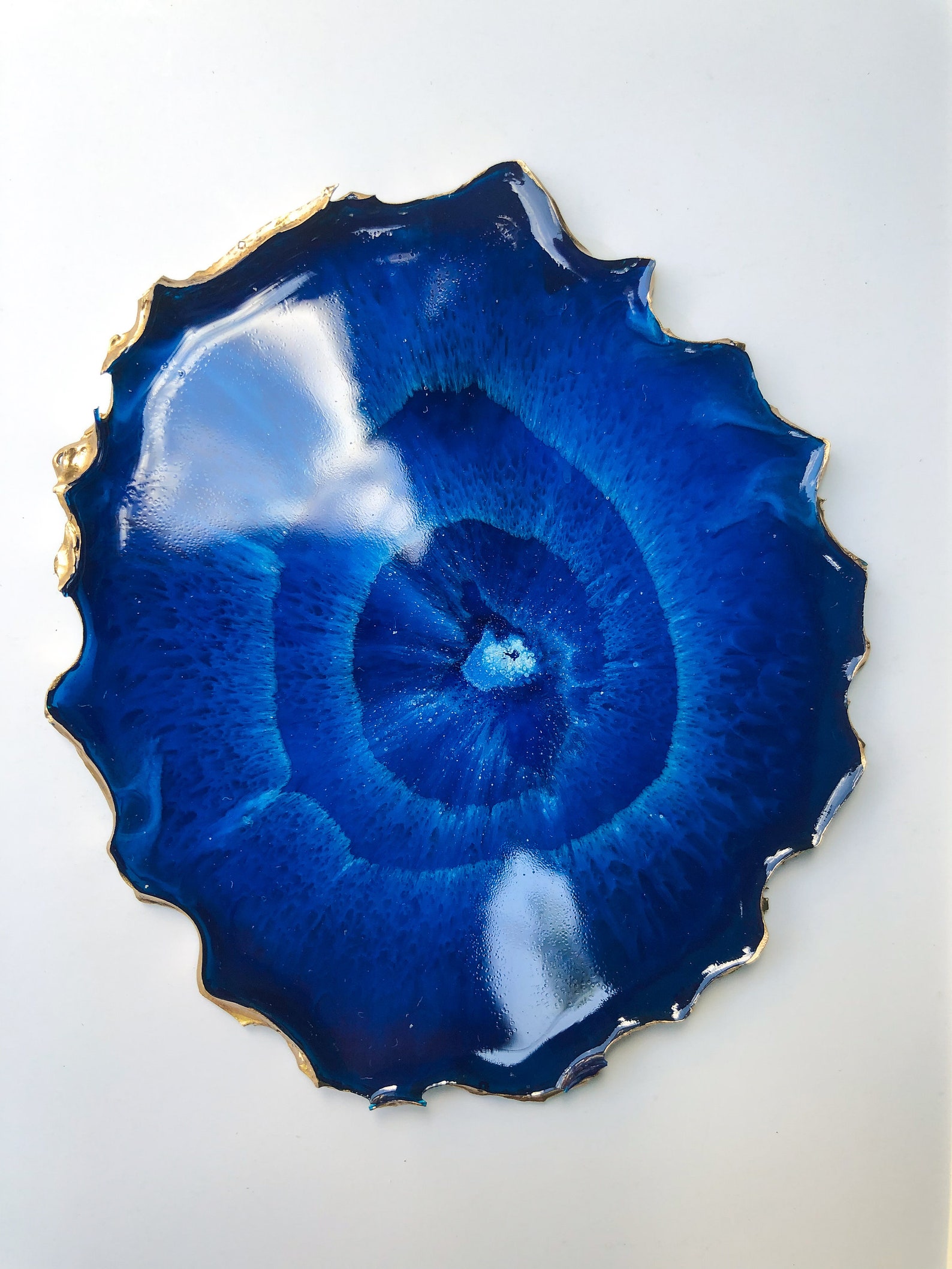 Geode wall art framed for home decor. Resin geode wall art Etsy