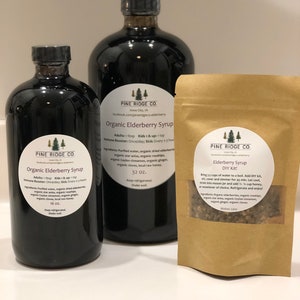 Combo #3-Organic Elderberry Syrup