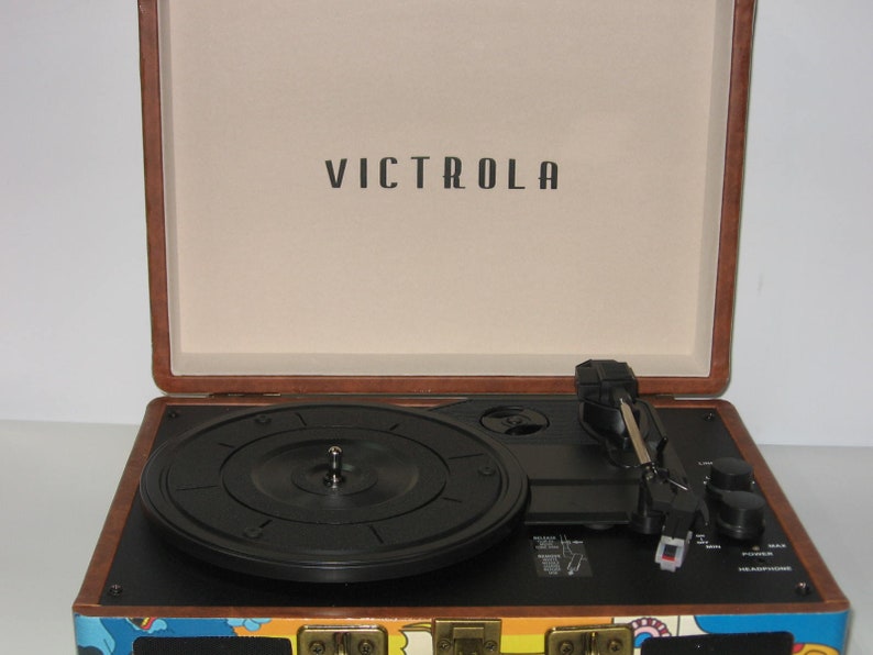 The Beatles Yellow Submarine CUSTOM RECORD PLAYER Turntable Etsy