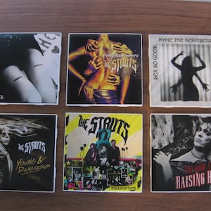 PICK 4 THE STRUTS Ceramic Tile Coasters Pretty Vicious Young & Dangerous Strange Days Everybody Wants