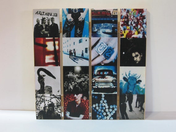 U2 Achtung Baby Album Cover Decoupage Wooden Wall Hanging Mini - Etsy