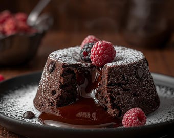 Ricetta della torta al cioccolato fondente gourmet (PDF)