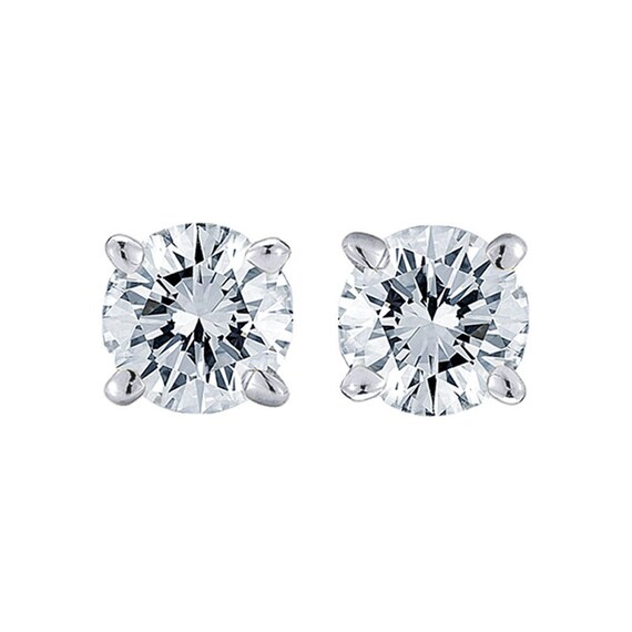 LADIES IN/OUT HOOP EARRINGS 2.00CT ROUND DIAMOND 14K WHITE GOLD (SI QUALITY) LADIES IN/OUT HOOP EARRINGS 2.00CT ROUND DIAMOND 14K WHITE GOLD (SI QUALITY)