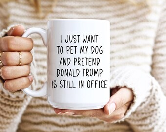 Republican Mug - Donald Trump - Pick Up Truck - Anti Liberal - Tucker Carlson - Mug Gift - Tucker Carlson Mug - Conservative - Right Wing MD