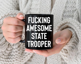 Custom Alaska State Trooper 22oz Stainless Steel Coffee Cup - Etsy Australia