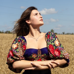 Ukrainian corset, Floral Embroidered Corset, Ukrainian shawl, Ukrainian costumes, Corset Top, Corset with shawl, Ukrainian woomen