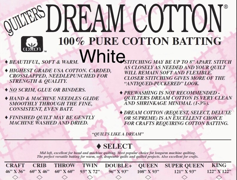 108\u201d Wide Dream Cotton Pink!