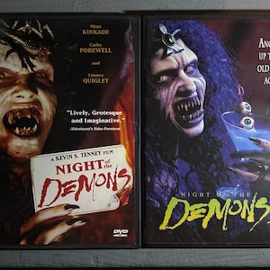 Night of the Demons part 1 and 3 HTF on dvd Free shipping! 80s horror