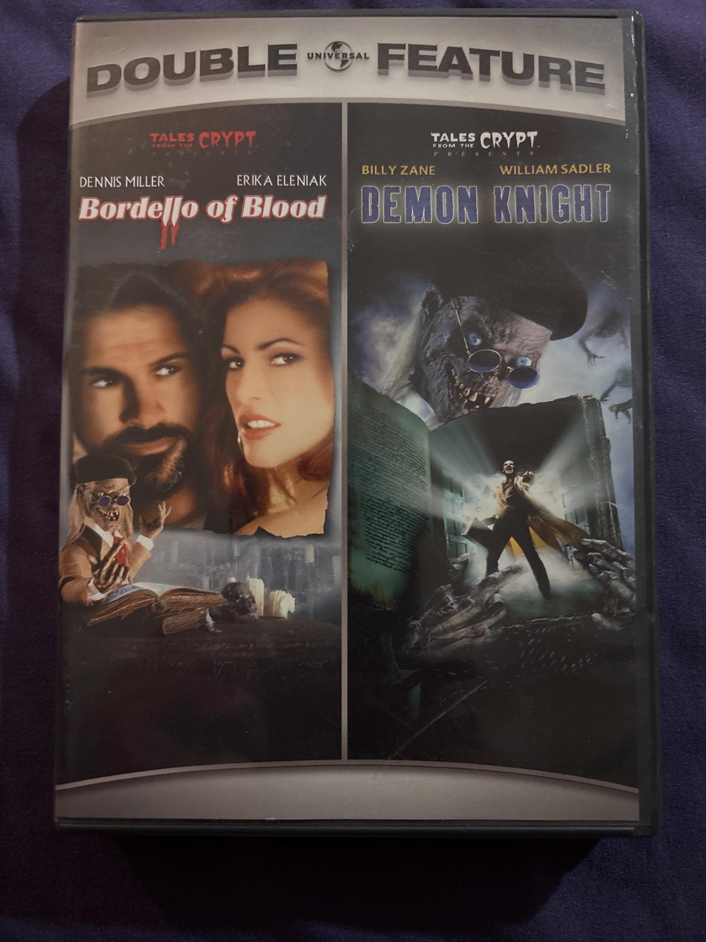 Tales from the Crypt double feature 2 dvd collection Bordello of blood and Demon Knight horror movies