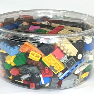 LEGO® One-Pound Tubs Genuine LEGO® Assorted Bricks Pieces Parts (One Mini Fig Per Tub) Bulk LEGO®  Toy Building Pieces