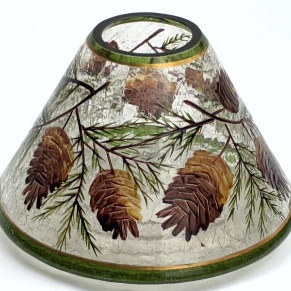 Glass Candle Cover Etsy