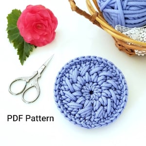 Crochet Pattern The Sunflower Scrubby Instant PDF Download image 3