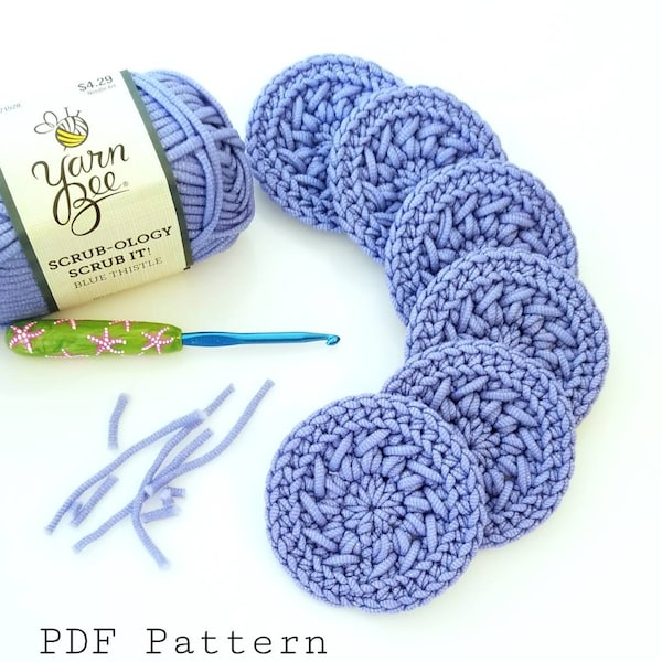 Crochet Pattern - The Sunflower Scrubby - Instant PDF Download!