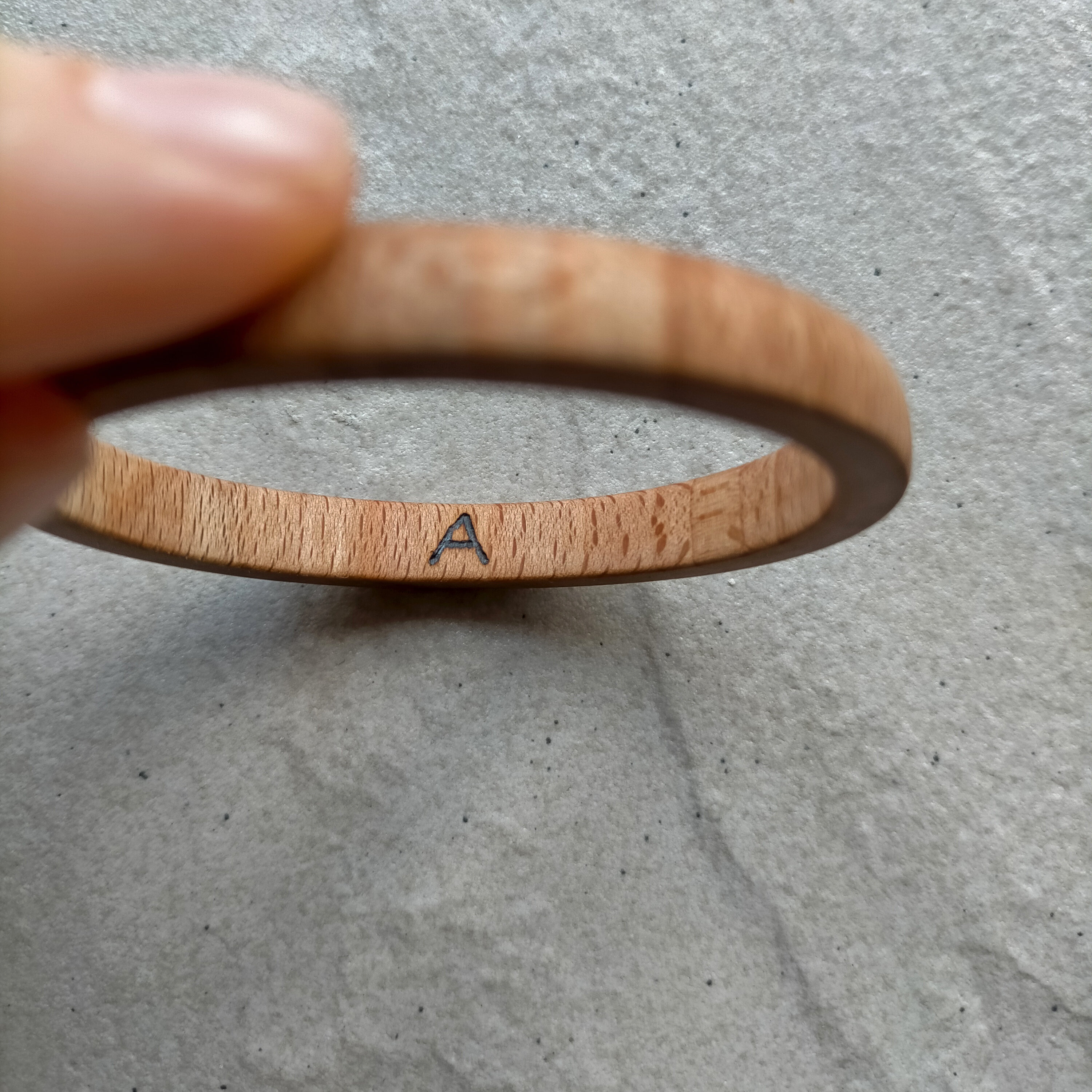Wood bangle - Etsy 日本