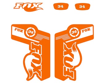 Fox Factory style fork decal for 34 mountain bike suspension any color you pick