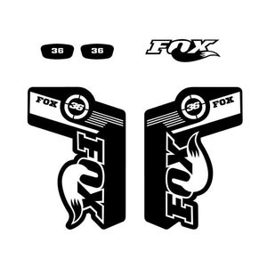 Fox Factory style fork decal for 36 mountain bike suspension any color you pick
