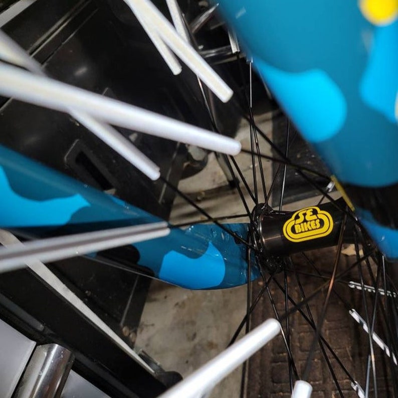 Se Ripper Navy Sticker SE Racing Hub Decal Kit: BMX Bike Stickers, Se Bikes, PK Ripper ...