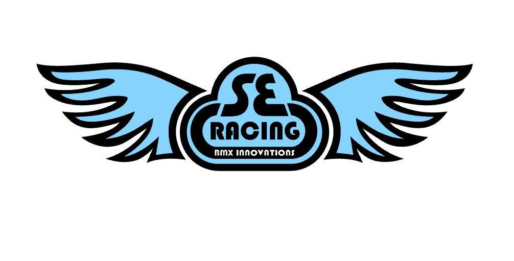 Se RacingとSe Bikes対応BMXステッカーシート - ヴィンテージロゴ