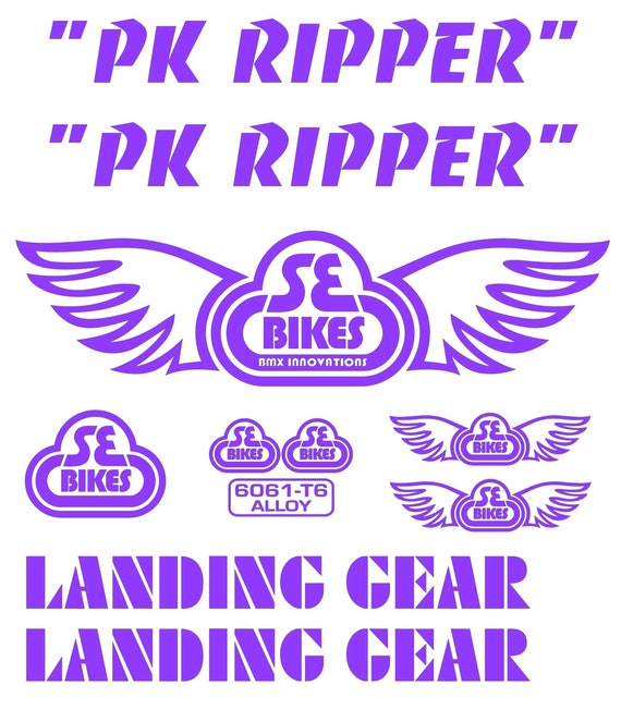 Nos OS BMX Decal Sticker Landing Gear 20/" Fork pk For se quadangle