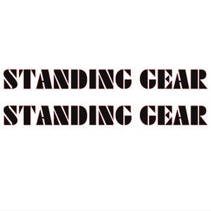 SE Racing Fahrwerk-Standing Gear Aufkleber Kit für 20" Ripper Quadangle mit Freestyle stehen / Landing Gear Gabel, BMX Sie wählen Farbe