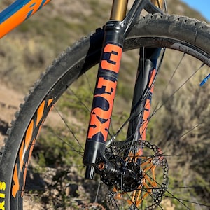 Custom Fox 36 Fork Decals - Laminated MTB Graphics - Factory Style Enduro Stickers - All Mountain UV Protected Fork Kit - Pick Your Color