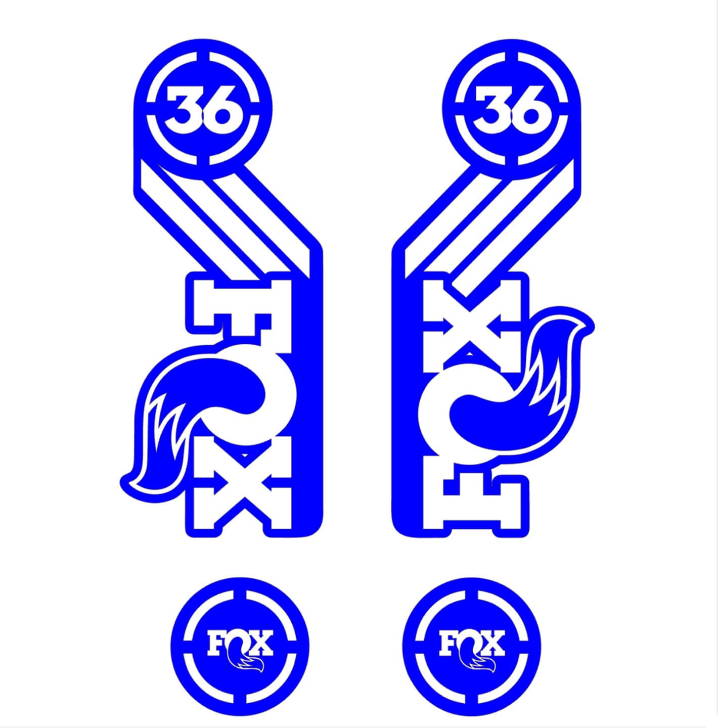 Sticker fox 2025 mtb