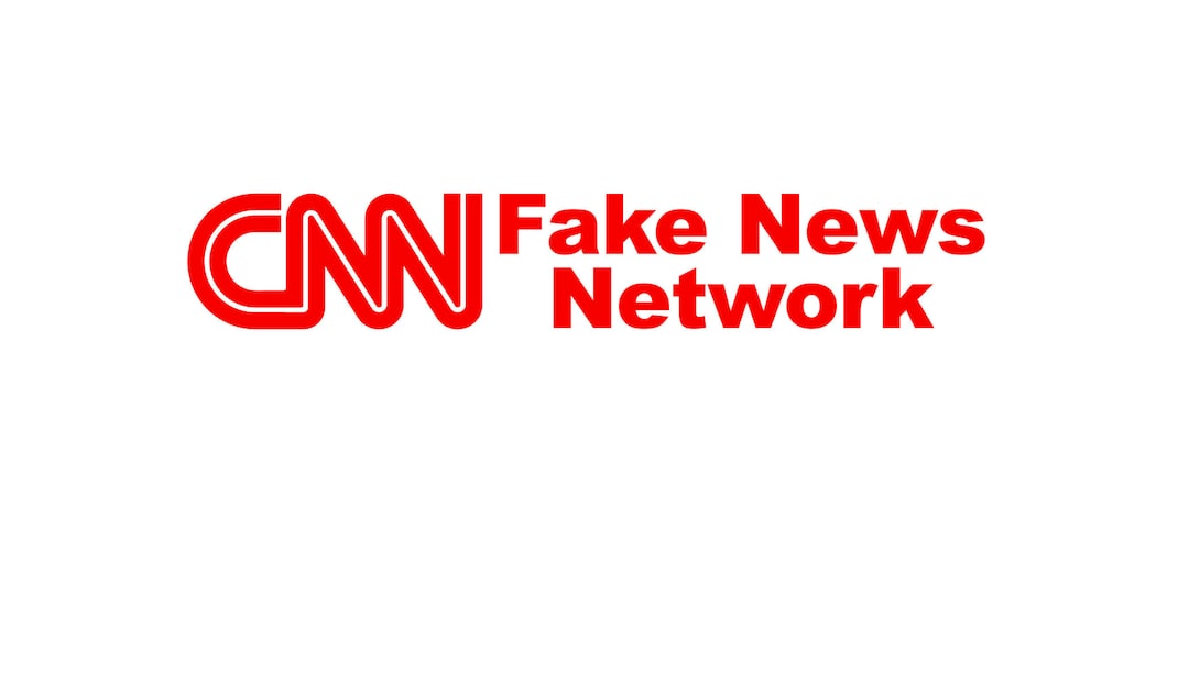 CNN FAKE NEWS Logo Vinyl Window Decal Sticker Pick Your Color - Etsy