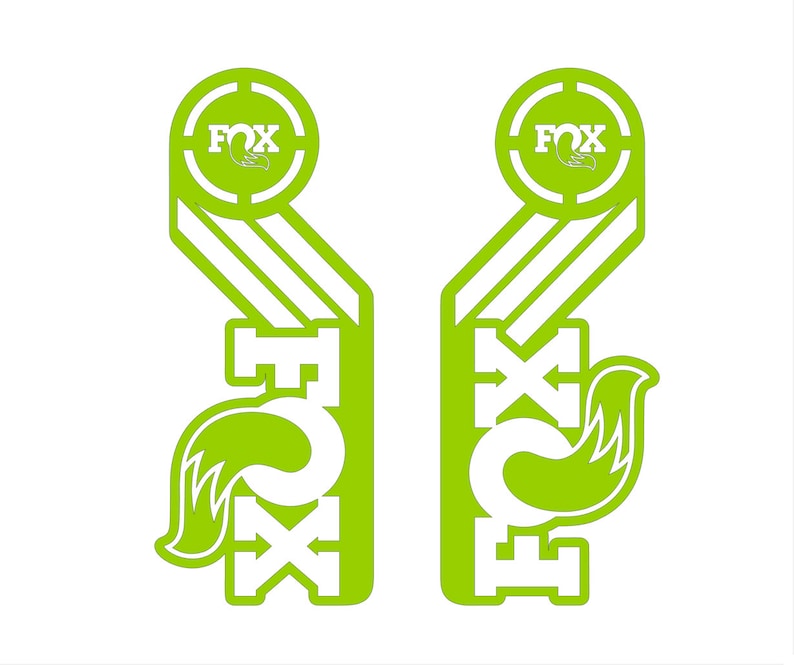 Fox Retro Style Fork Decal for 32343638 Mountain Bike Etsy