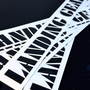 SE Racing Landing Gear 20-24-26-29" BMX Fork Decal Kit | Retro Vinyl Stickers | Custom Color Old School BMX Restoration Graphics