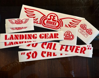 SE Racing So Cal Flyer 24" BMX Decal Kit - Landing Gear Fork