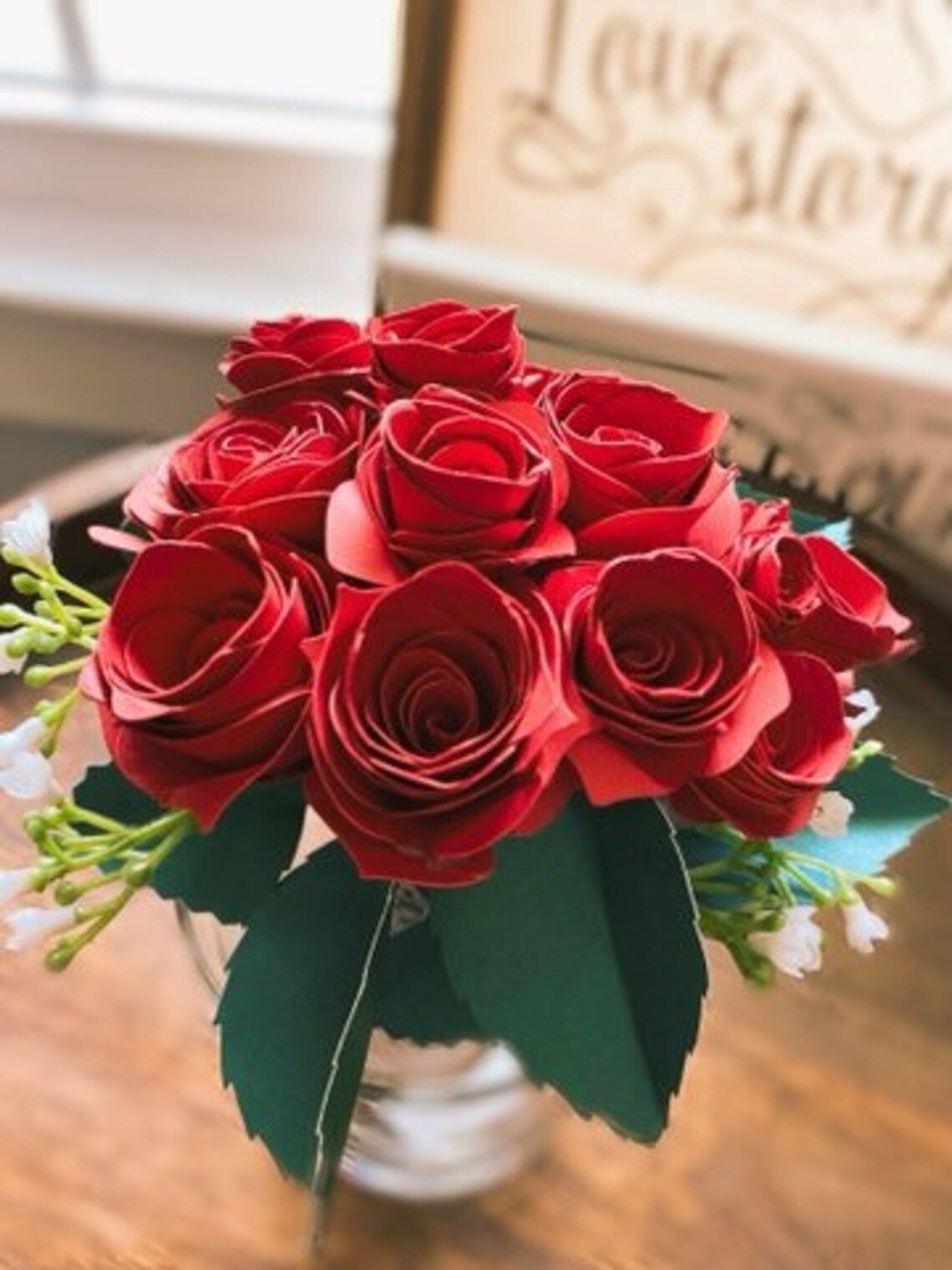 Flower cardstock bouquet Etsy