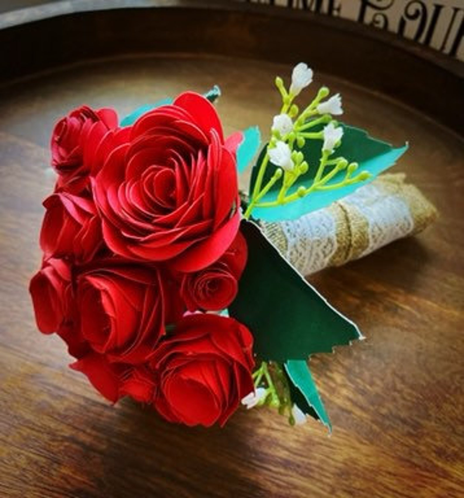 Flower cardstock bouquet Etsy