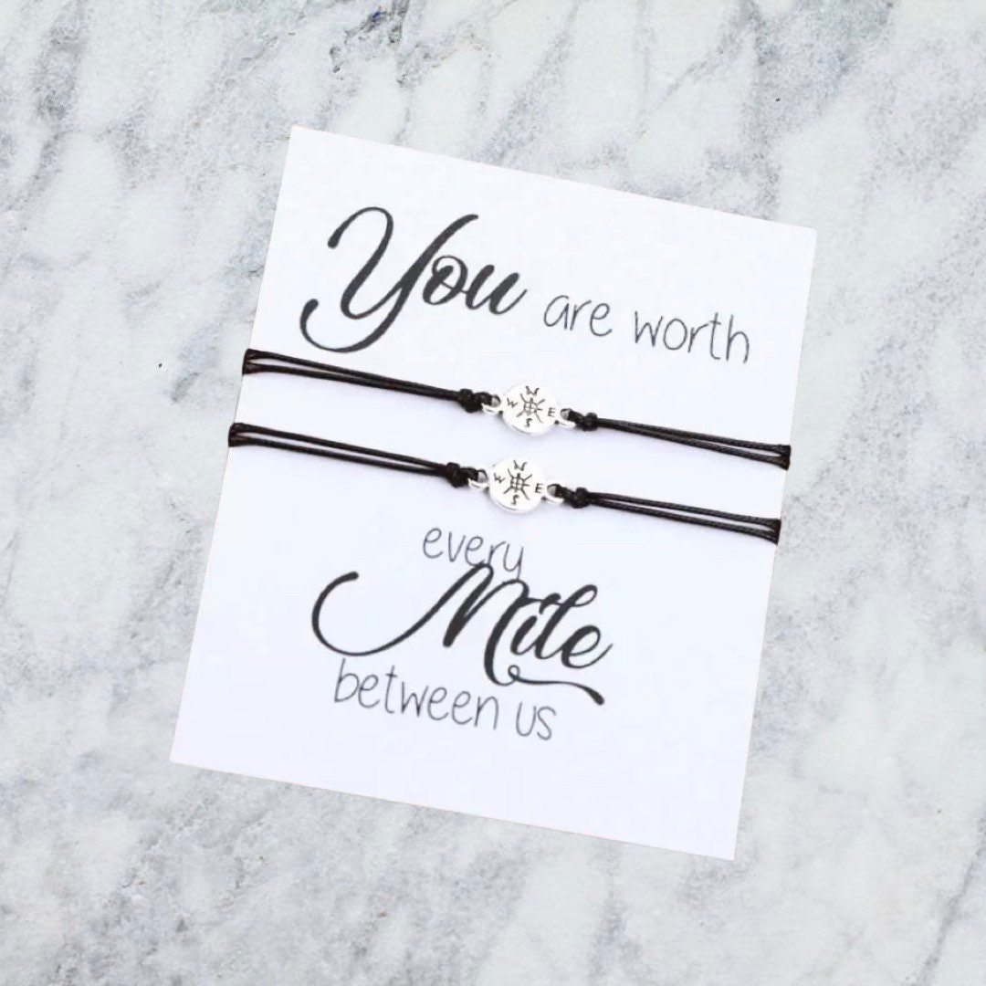 You are worth every mile between hotsell us bracelet
