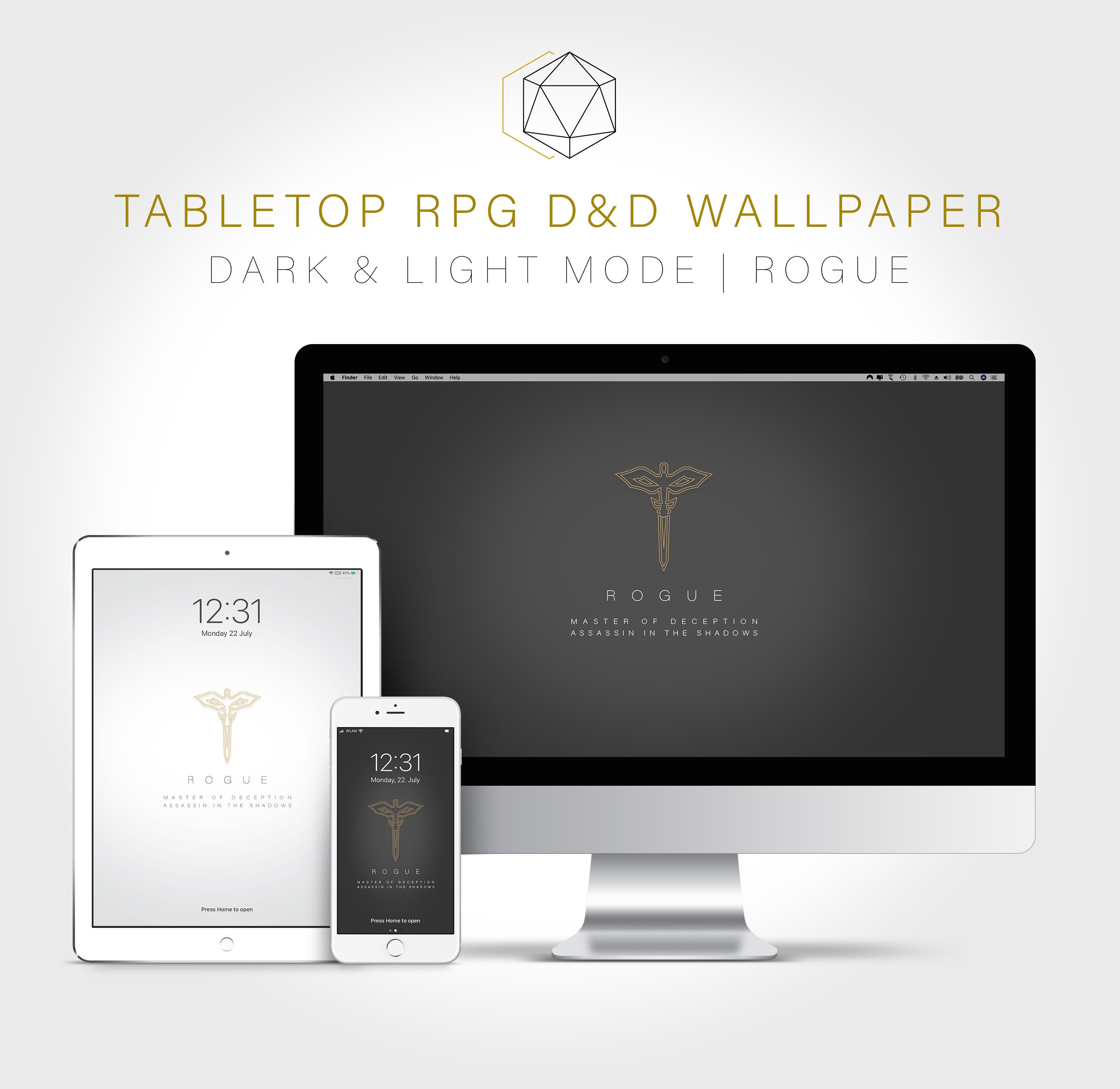 Rogue Tabletop Rpg D D Wallpaper Background For Desktop Etsy