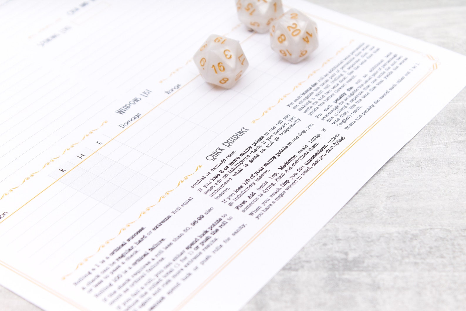 Call of Cthulhu Character Sheet 7th Edition Fillable PDF | Etsy
