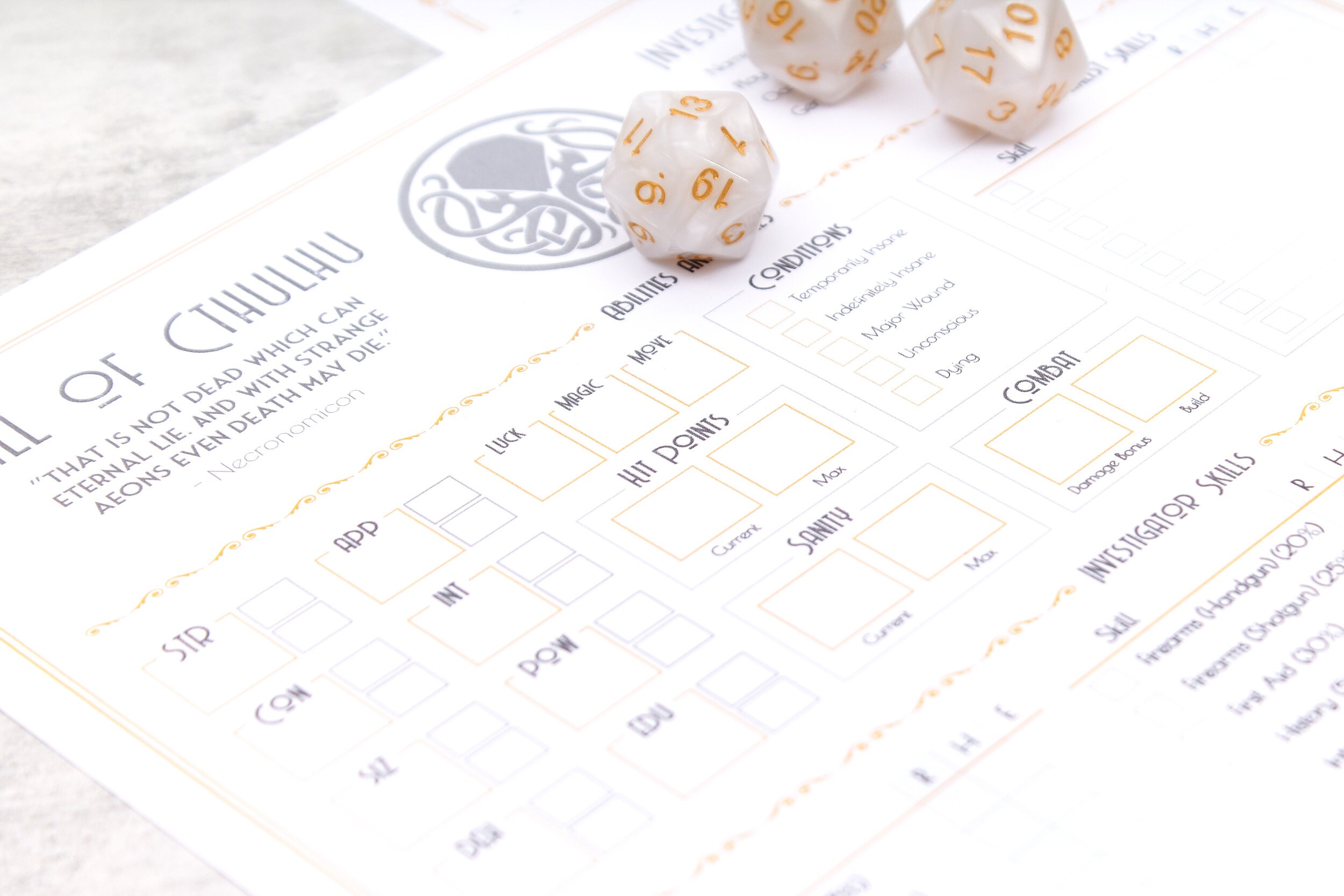 call of cthulhu character sheet call of cthulhu character sheet