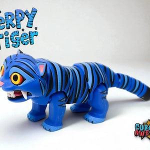 Figura adorable de tigre torpe