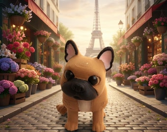 French Bull Dog Articulated Figure