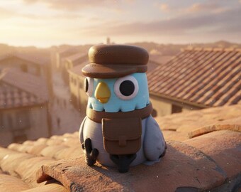Adorable Carrier Pigeon
