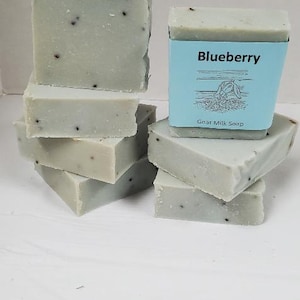 Blueberry Goat&#39;s Milk Soap