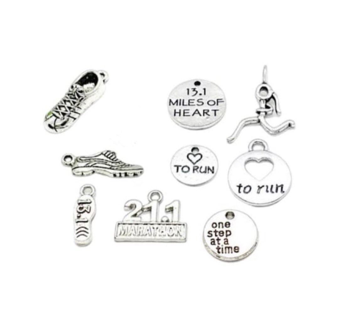 Half Marathon Charms Bundle 13.1 Miles Running Charm Lot - Etsy