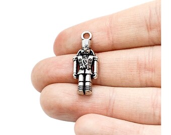 1 Nutcracker Charm Silver, Individual Charms, Toy Soldier Charms, Ballet Charms, Holiday Charms, Christmas Charms, Classical Music Charms