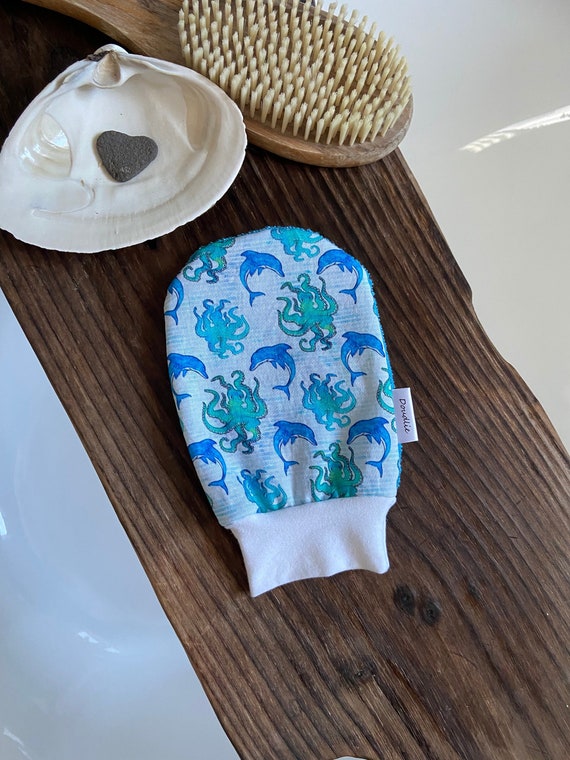 Mitaine De Bain Gant De Toilette Gant Pour Le Bain Dauphins