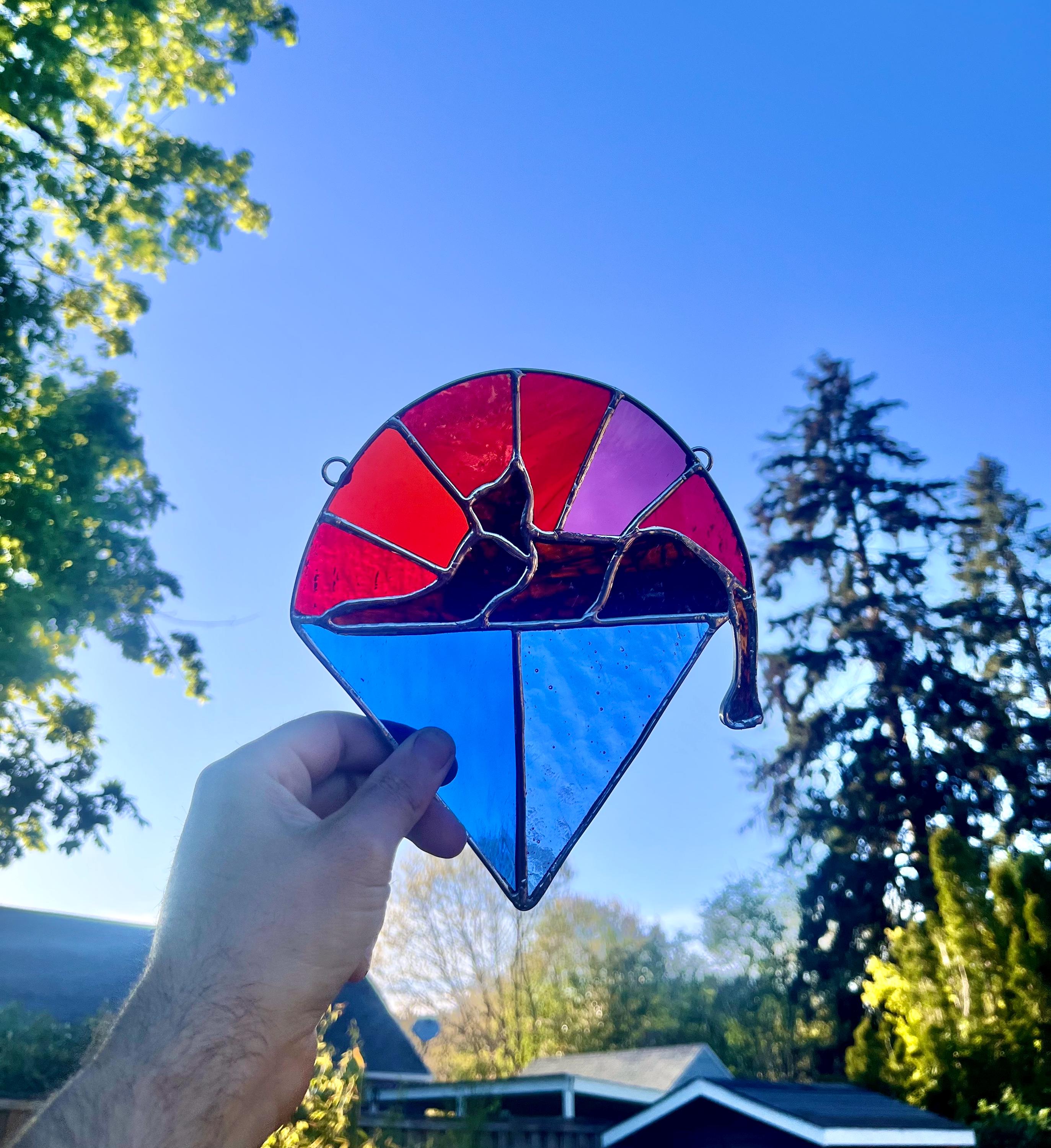 Stained Glass Grateful Dead Bear - Etsy