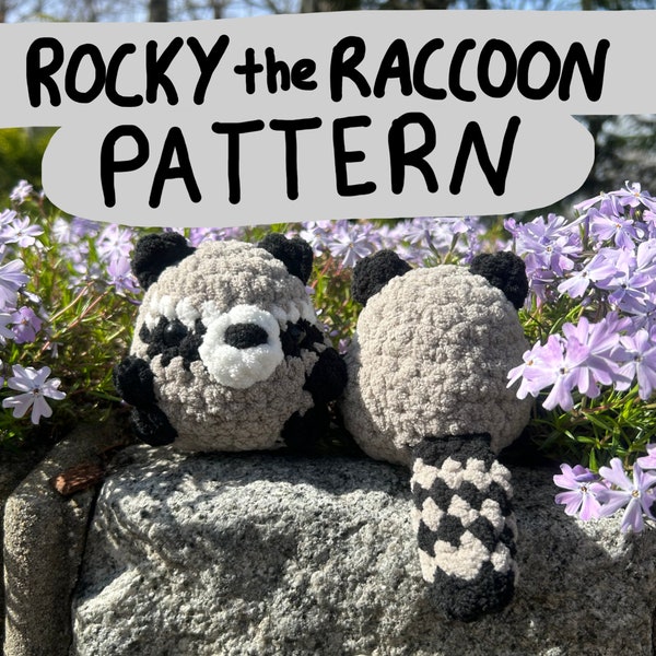 Rocky the Raccoon crochet pattern